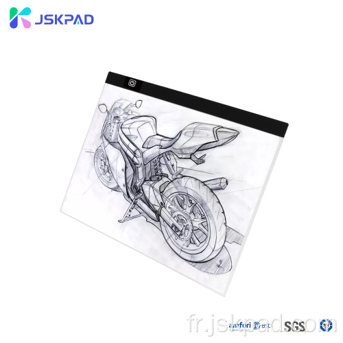 JSKPAD led dessin traçage pad modèle a3-dc